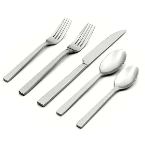 Chef's Table Hammered 20-Piece Flatware Set