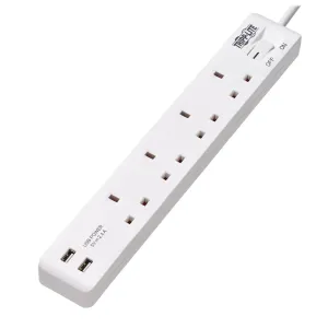 4-Outlet Power Strip/Usb-A Chrg