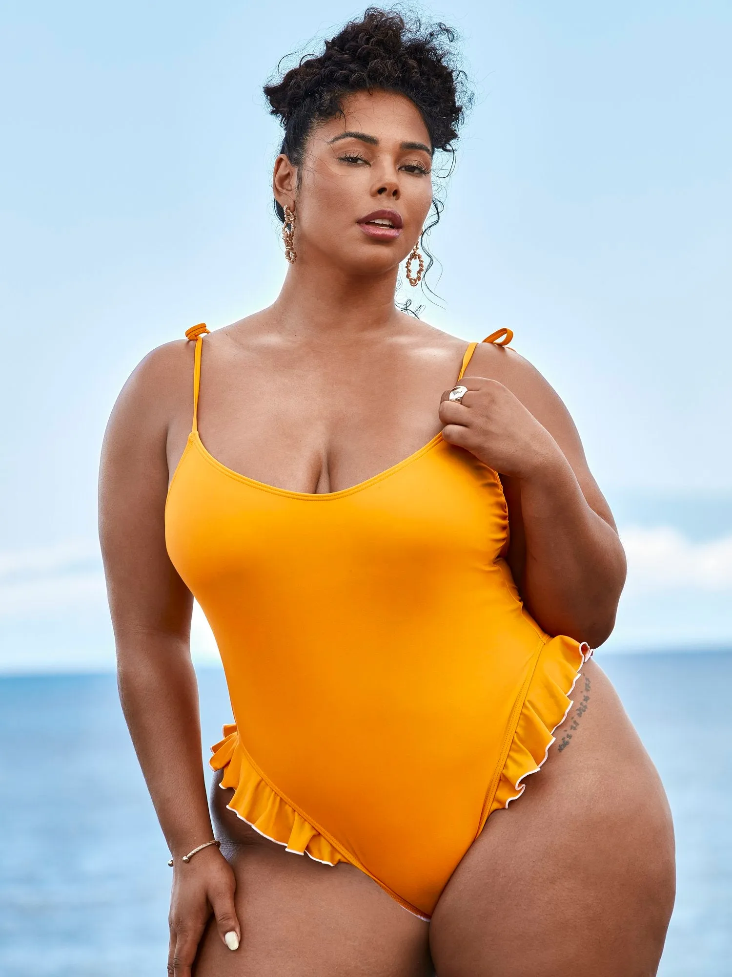 'Agent Peel' One-Piece Swimsuit - Tabria Majors X FTF