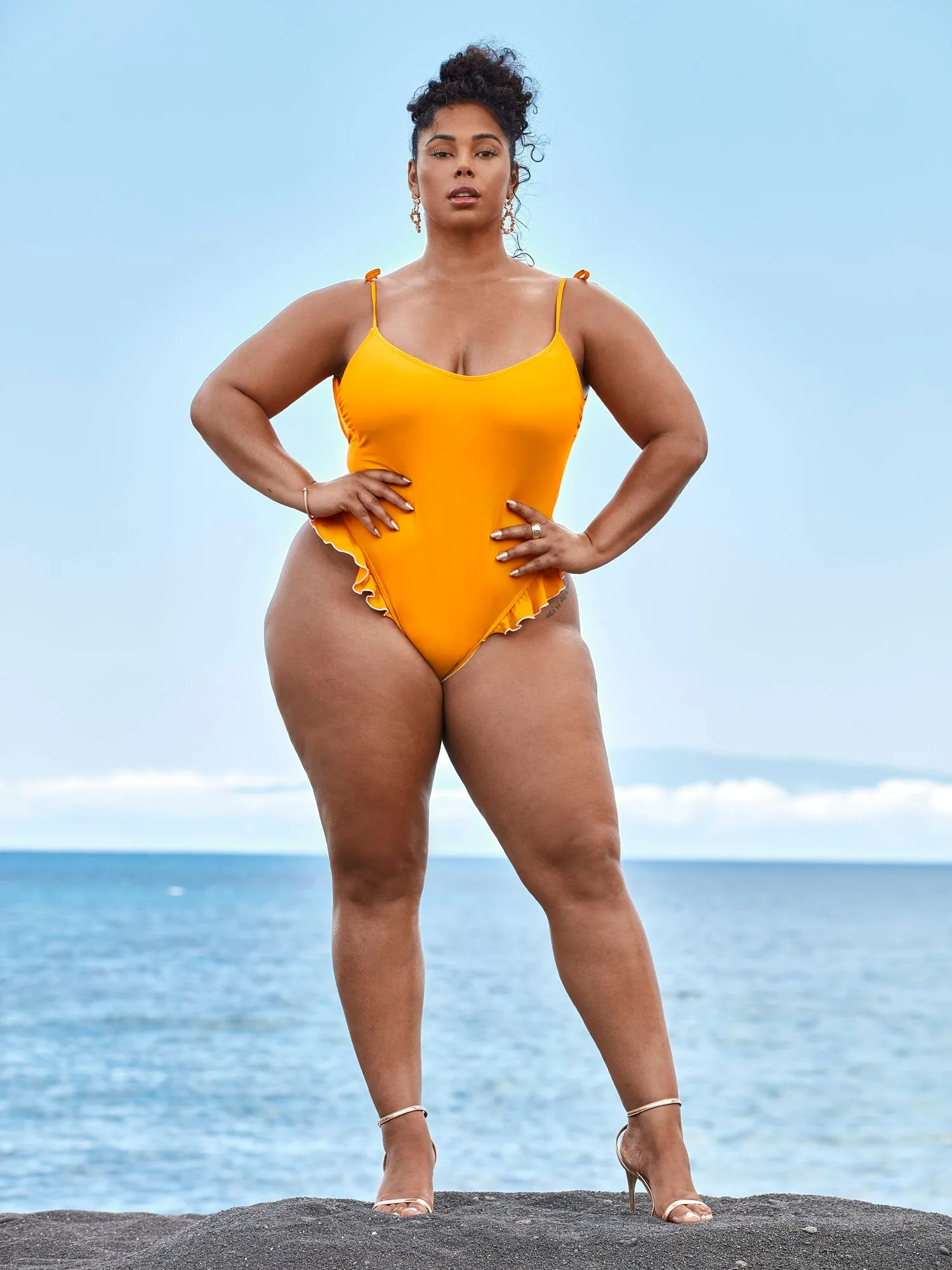 'Agent Peel' One-Piece Swimsuit - Tabria Majors X FTF