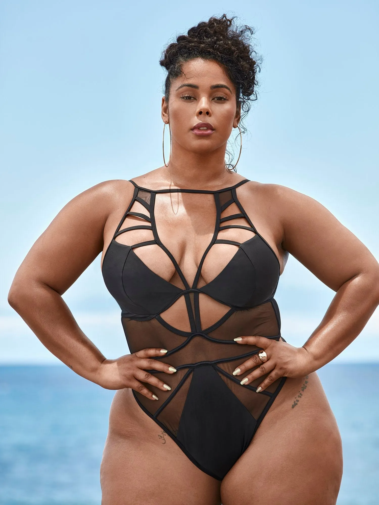 'Agent Smith' One-Piece Swimsuit - Tabria Majors X FTF