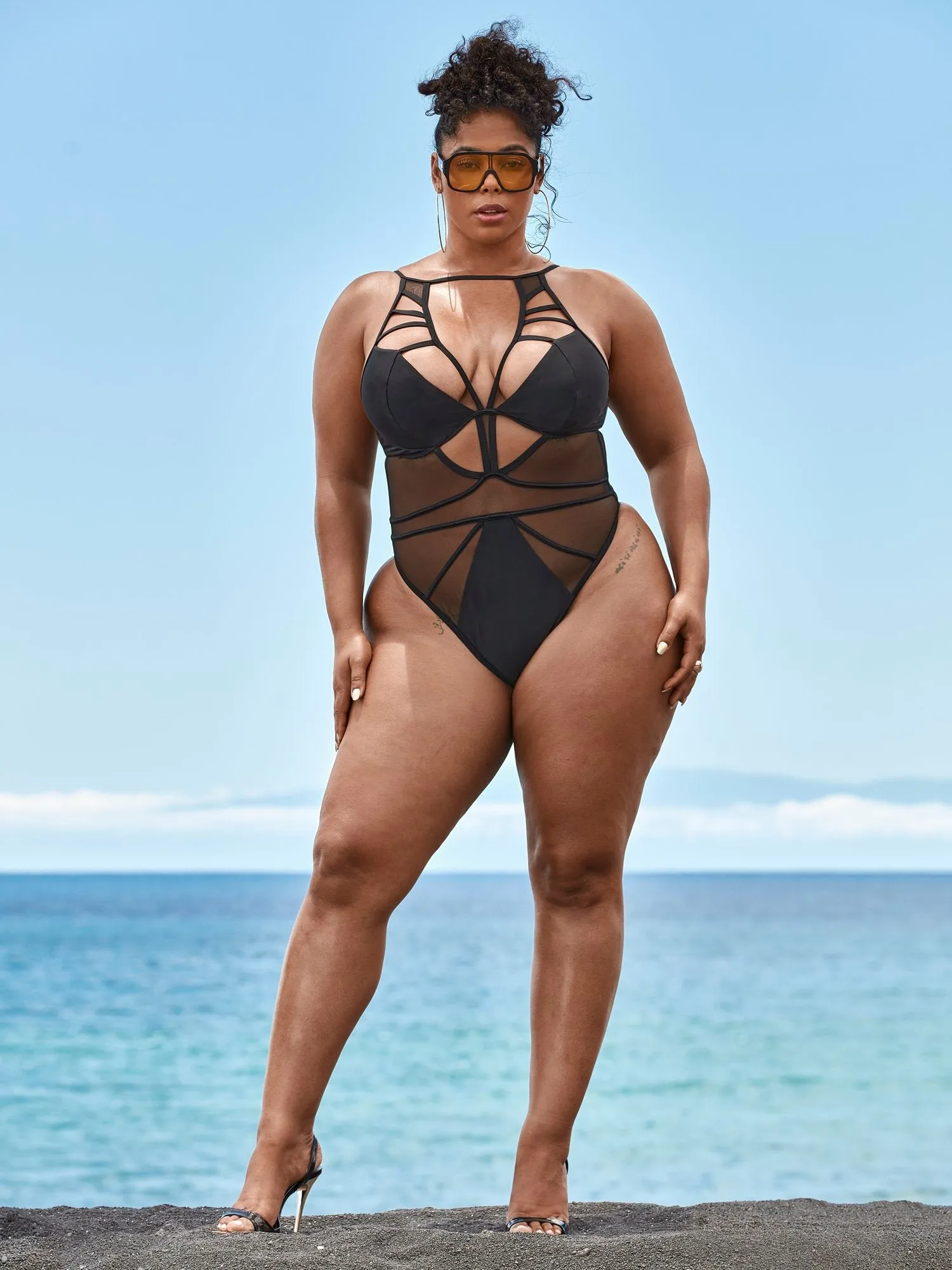 'Agent Smith' One-Piece Swimsuit - Tabria Majors X FTF