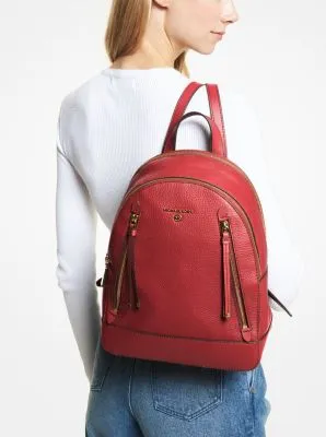 Brooklyn Medium Pebbled Leather Backpack