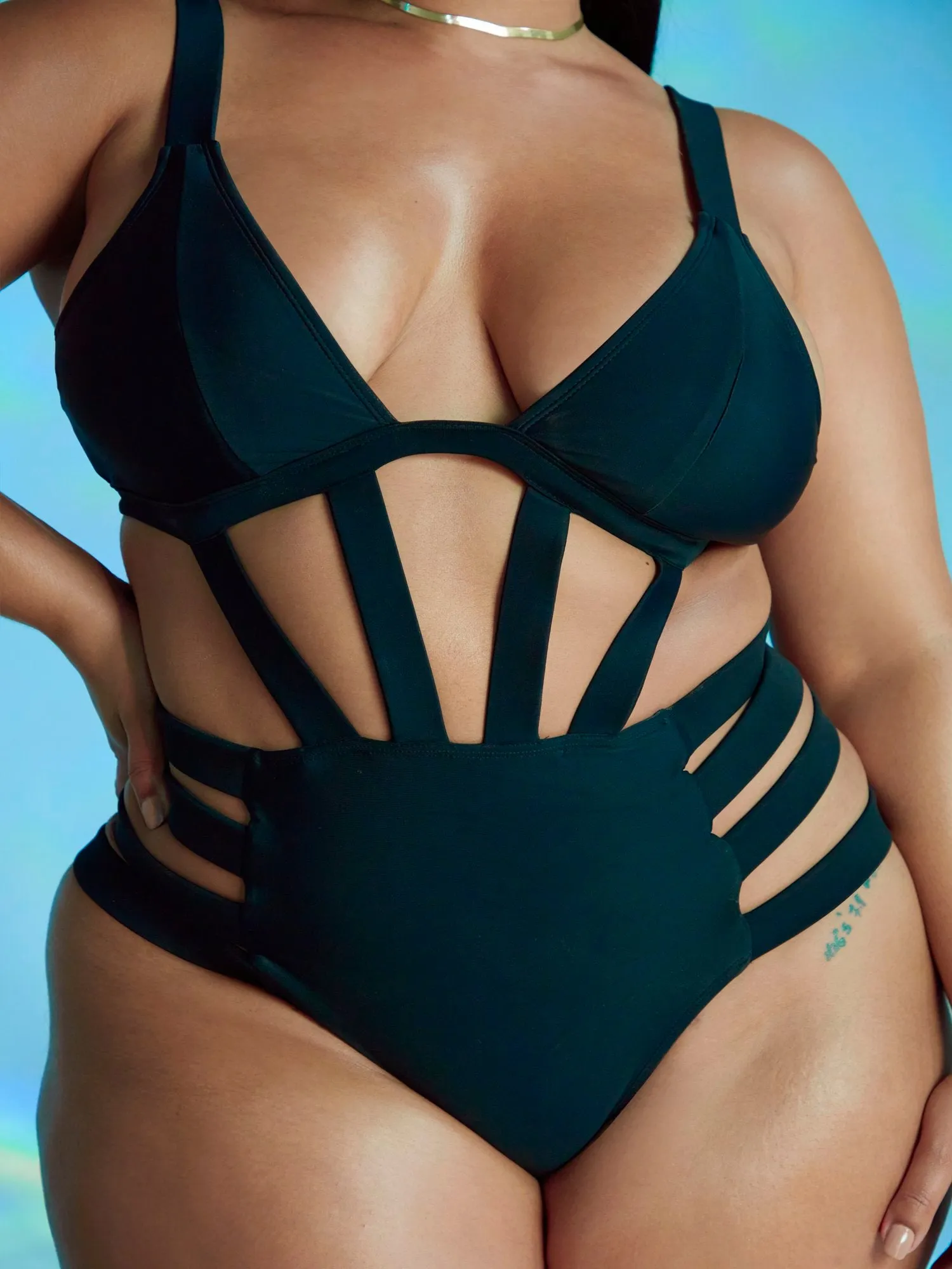 Ebony Caged Swimsuit - Tabria Majors x FTF