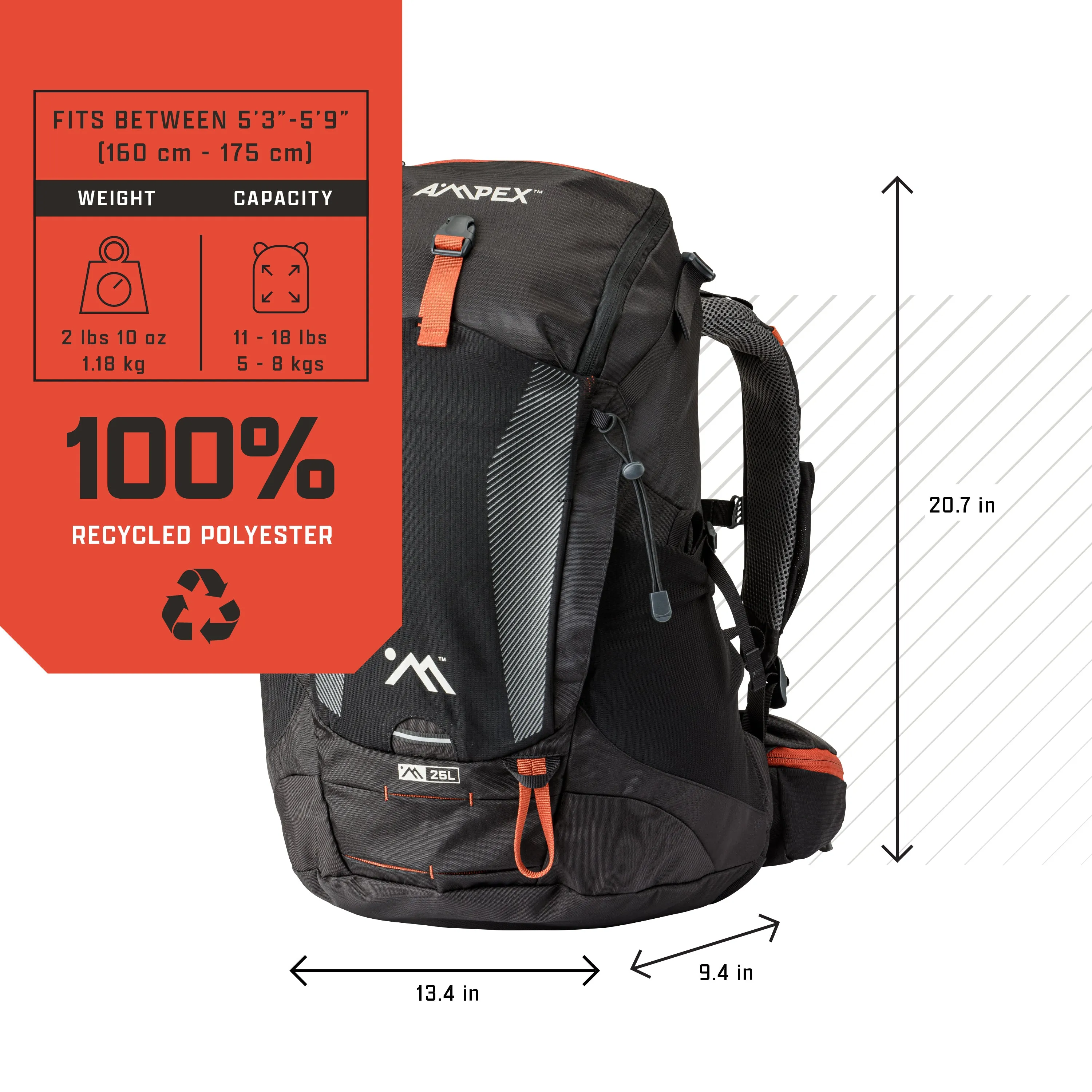 Hiking Backpack 25L