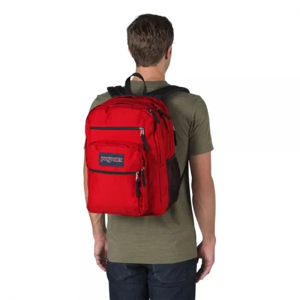 JanSport Big Student Red Tape Backpack [WS]