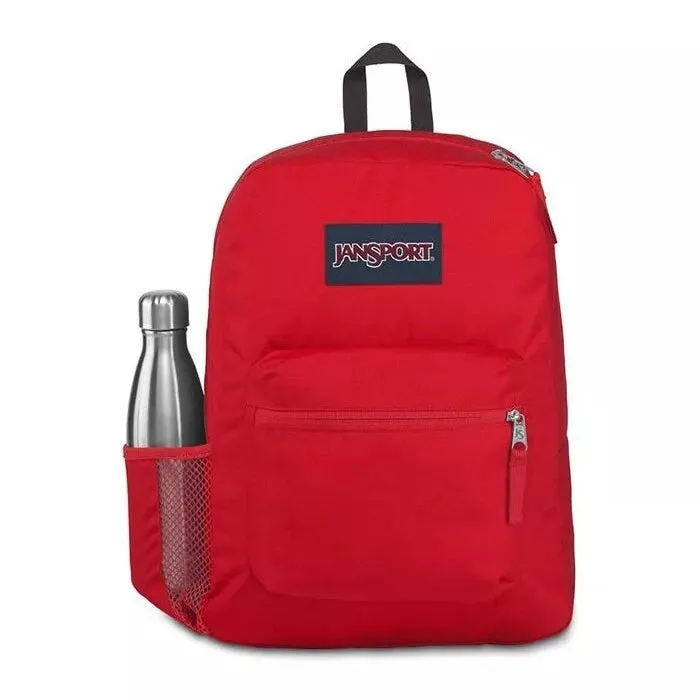 JanSport Cross Town Red Tape Backpack [WS]