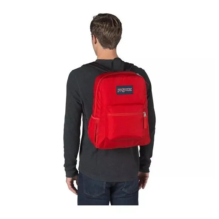 JanSport Cross Town Red Tape Backpack [WS]