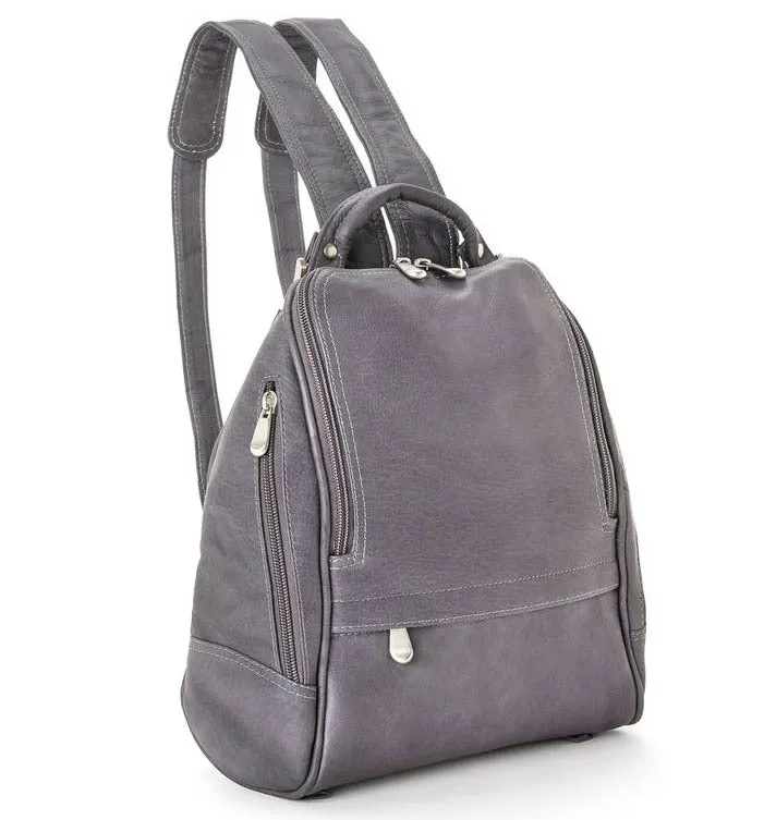 Le Donne Leather U Zip Mid Size Women's Backpack