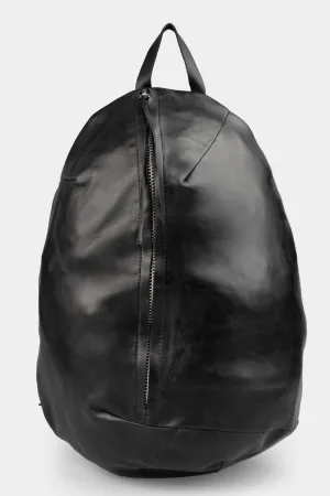 Leather zip up backpack | 1P