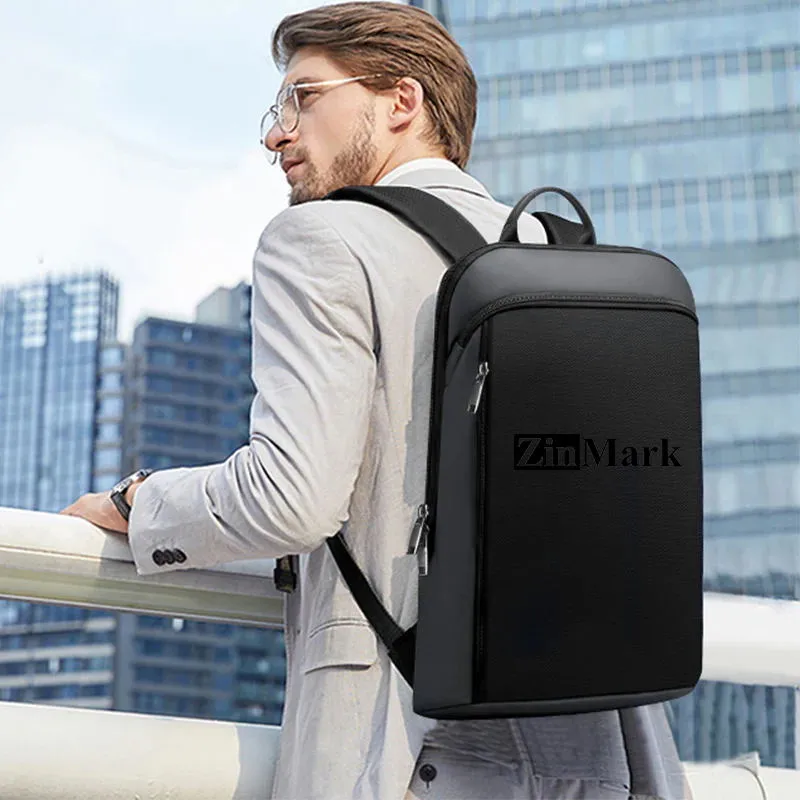 Slim Laptop Backpack for Men Expandable 15.6 inch Backpack Waterproof College Backpack Travel Laptop Backpack for Men