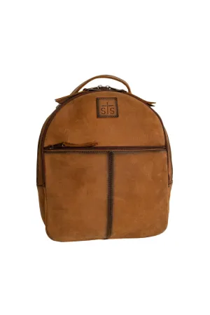 STS Ranchwear Womens Baroness Phoenix Distressed Brown Leather Backpack